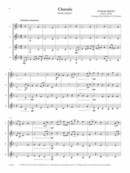 Adaptable Quartets for Bb Clarinet/Bass Clarinet/ Bb Trumpet/Baritone T.C.
