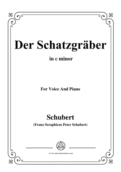 Schubert-Der Schatzgräber,in c minor,for voice and piano image number null