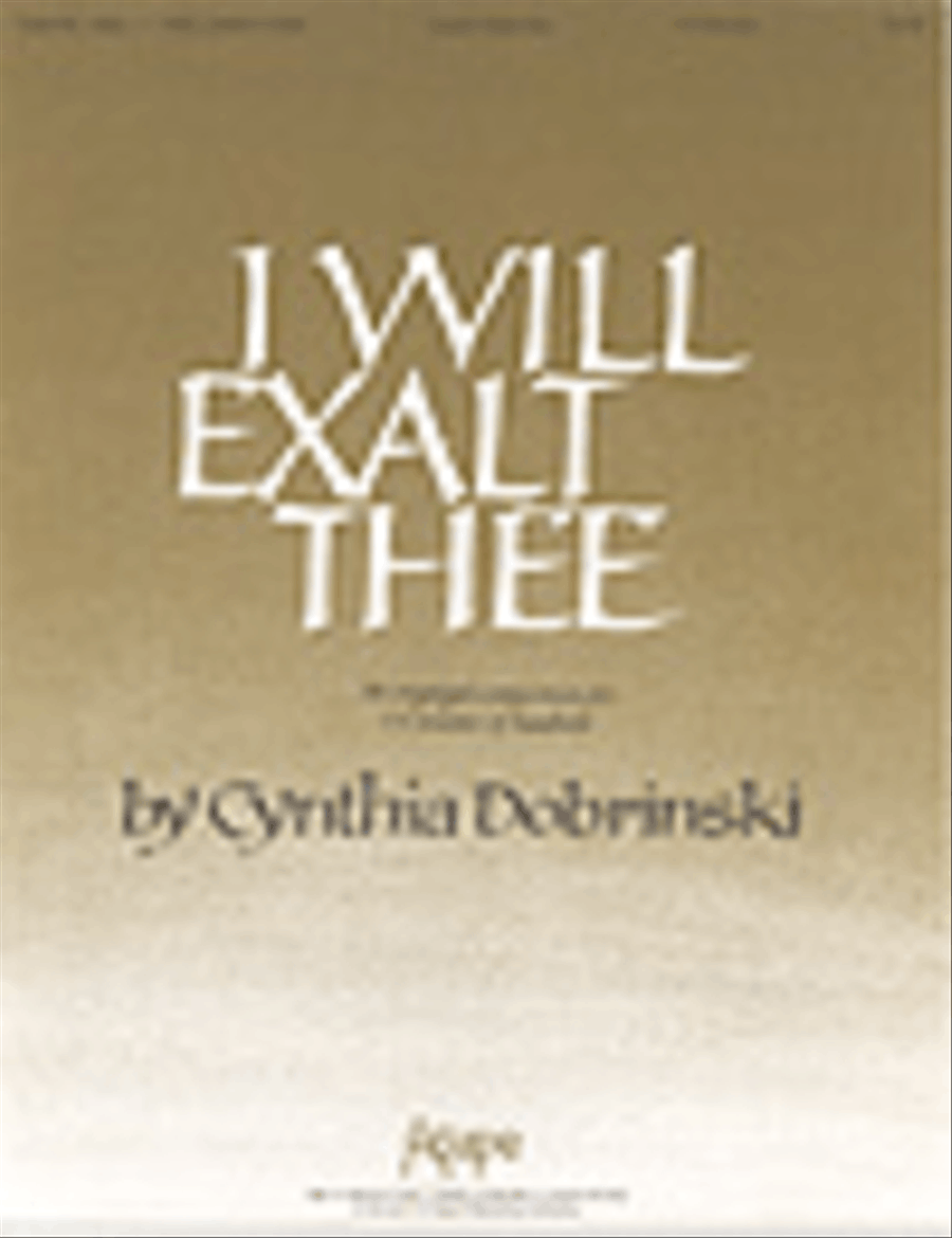 I Will Exalt Thee 5-Octaves scores gallery preview page 1