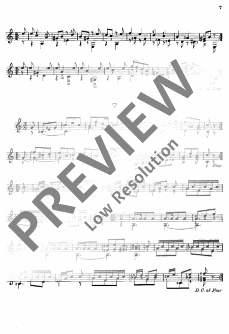 Preliminary Studies Classical Guitar scores gallery preview page 8