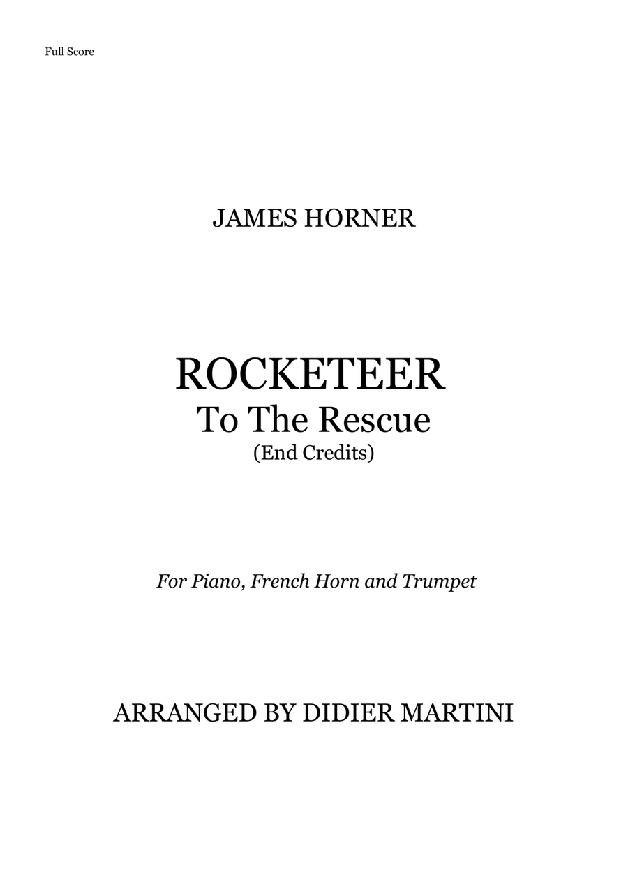 Rocketeer To The Rescue Brass Duet scores gallery preview page 1