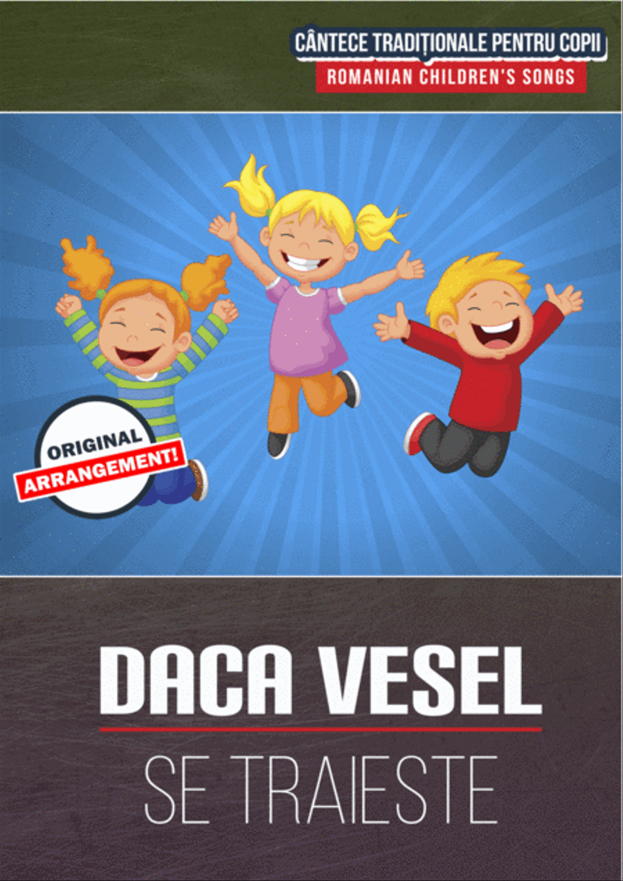 Daca Vesel Se Traieste Piano, Vocal, Guitar scores gallery preview page 1