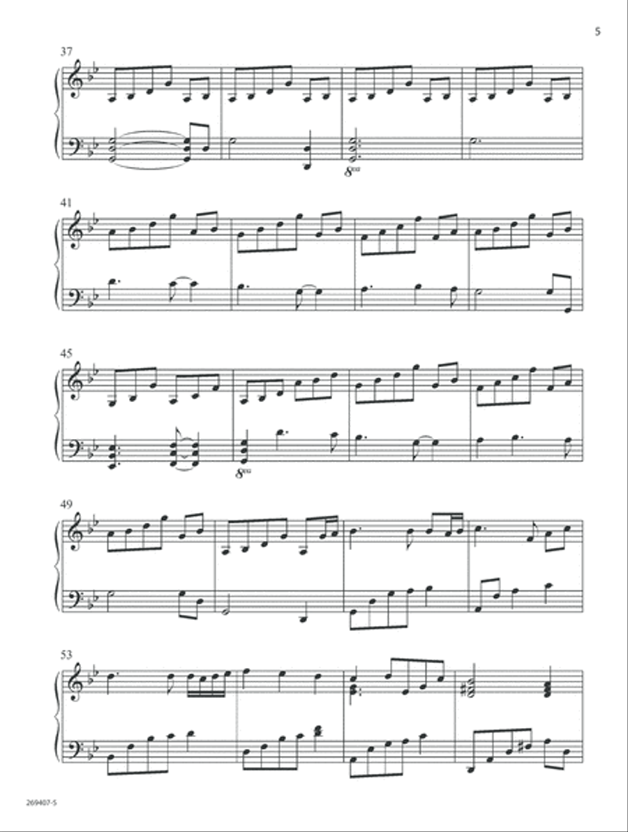 Star of Wonder Piano Solo scores gallery preview page 6