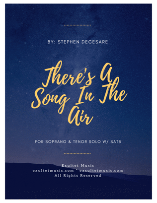 Book cover for There's A Song In The Air (for Soprano & Tenor solos w/ SATB)