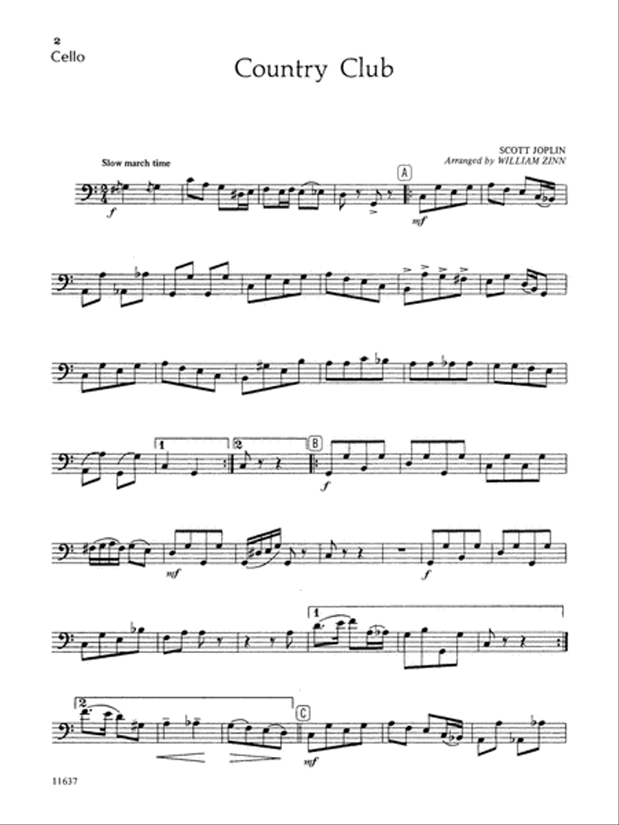 Ragtime Favorites for Strings String Orchestra scores gallery preview page 6