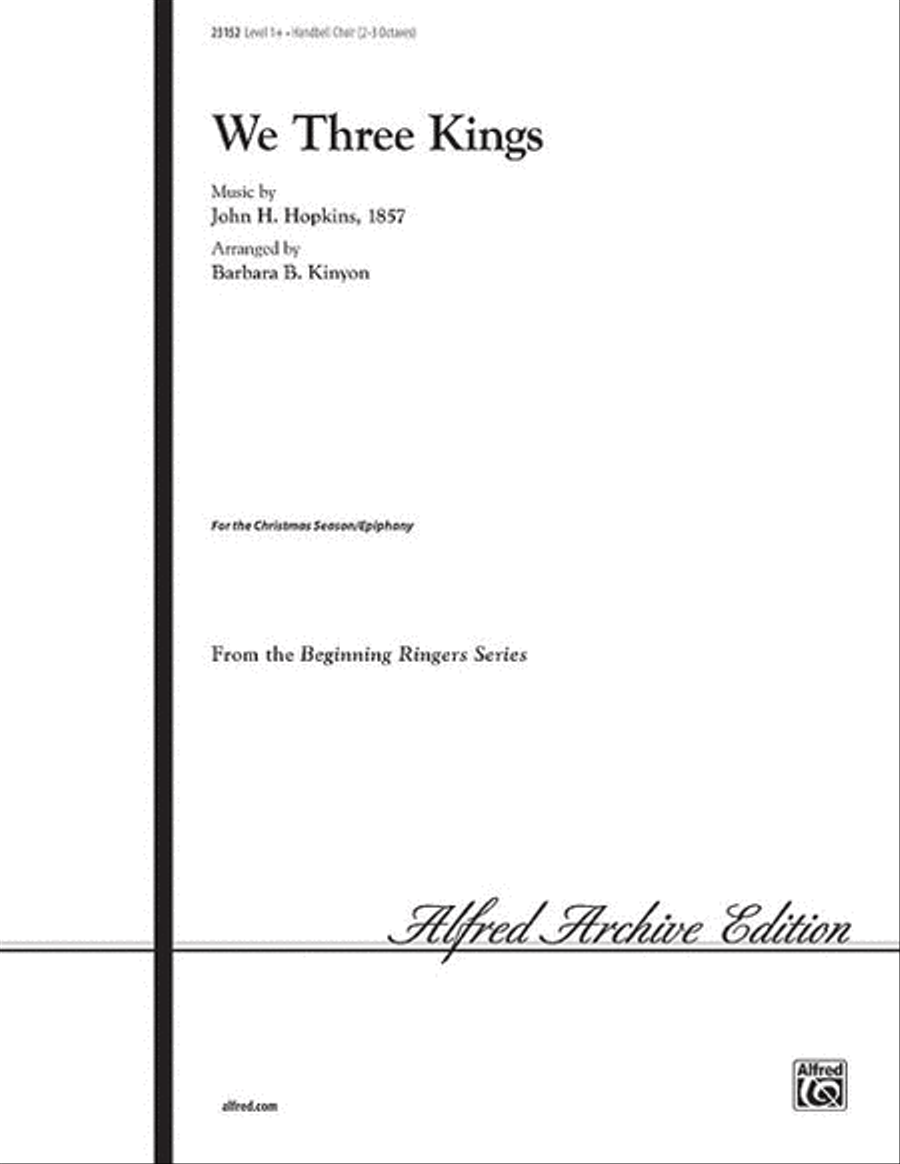 We Three Kings We Three Kings Handbell Choir scores gallery preview page 1