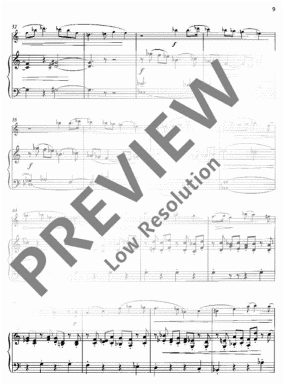Evening Concert Flute Solo scores gallery preview page 10