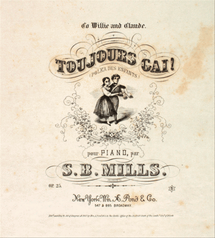 Toujours Gai! (Polka Des Enfants) Piano Solo scores gallery preview page 1