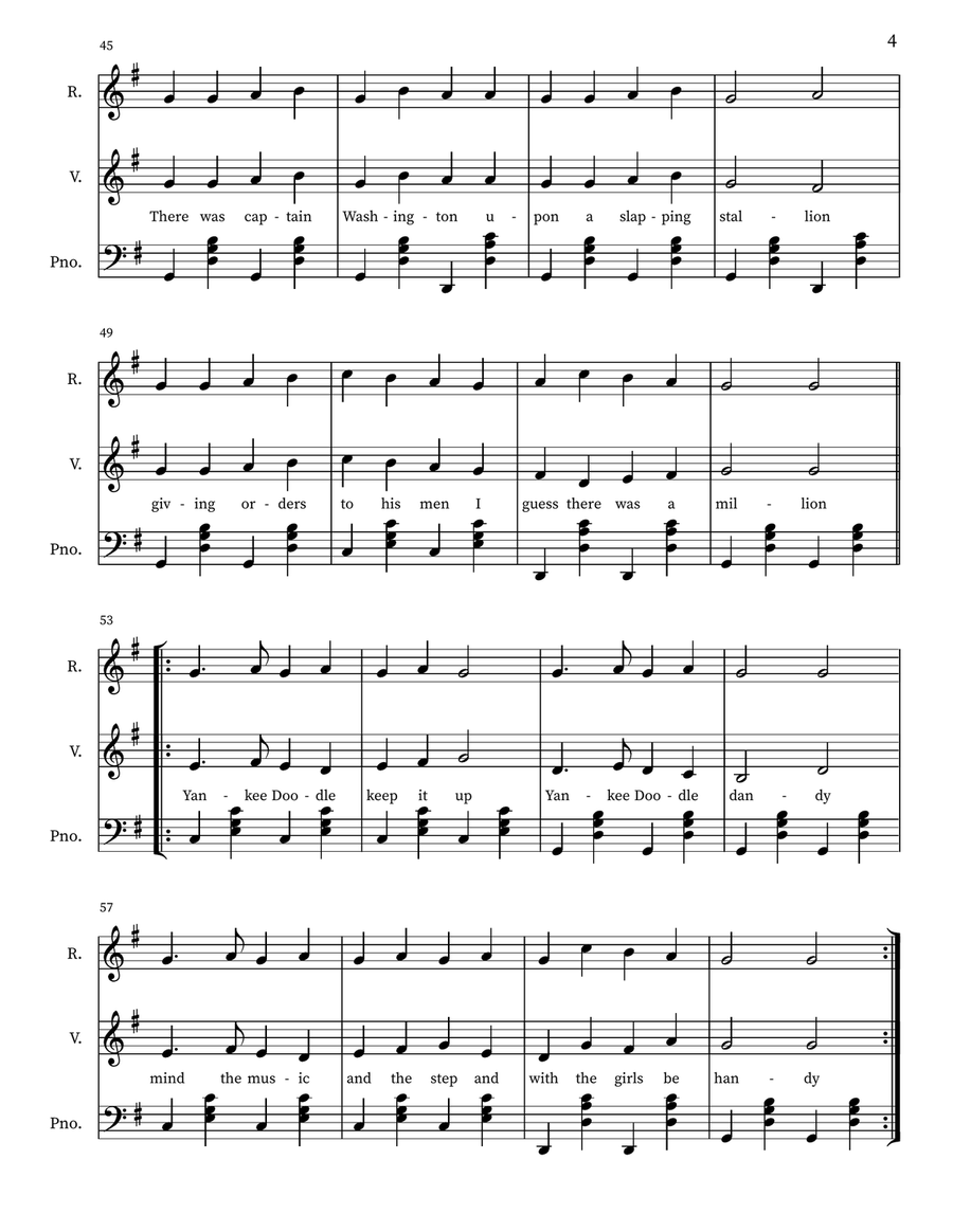 Yankee Doodle Large Ensemble scores gallery preview page 4