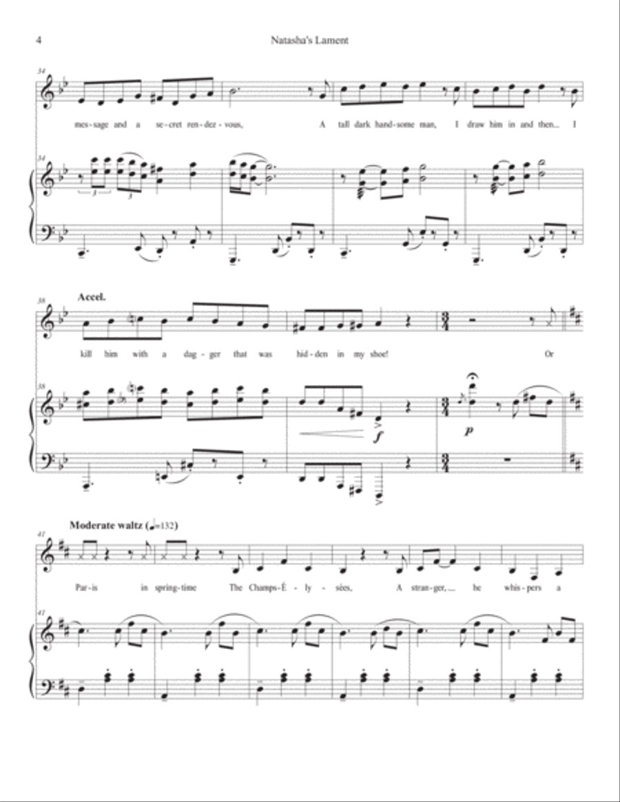 Natasha's Lament Voice Solo scores gallery preview page 4