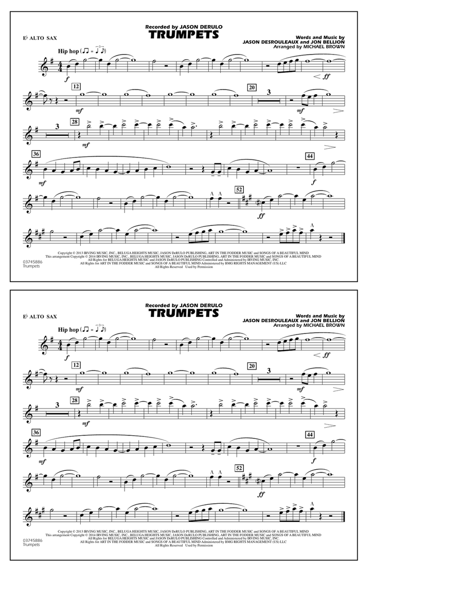 Trumpets - Eb Alto Sax