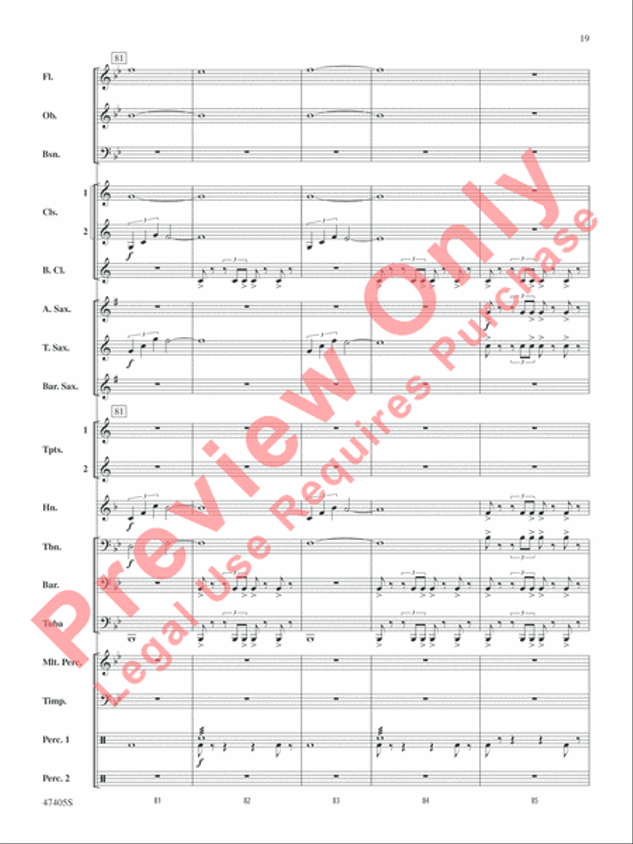 DC Comics Superheroes Concert Band scores gallery preview page 20