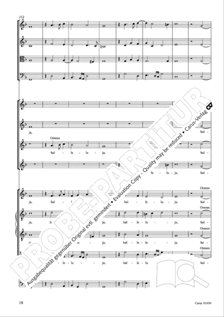 Come, Holy Ghost, God and Lord (Komm, Heiliger Geist, Herre Gott) 4-Part scores gallery preview page 19
