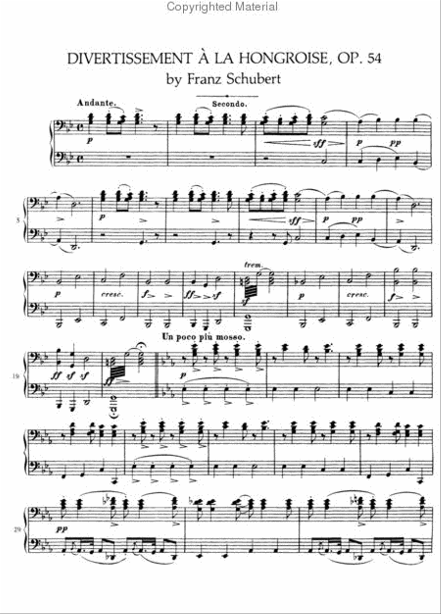 Four-Hand Piano Music by Nineteenth-Century Masters Small Ensemble scores gallery preview page 5