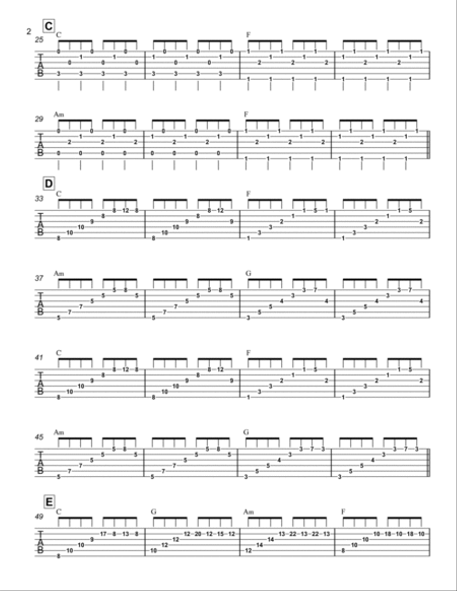 The Archer Guitar Solo scores gallery preview page 2