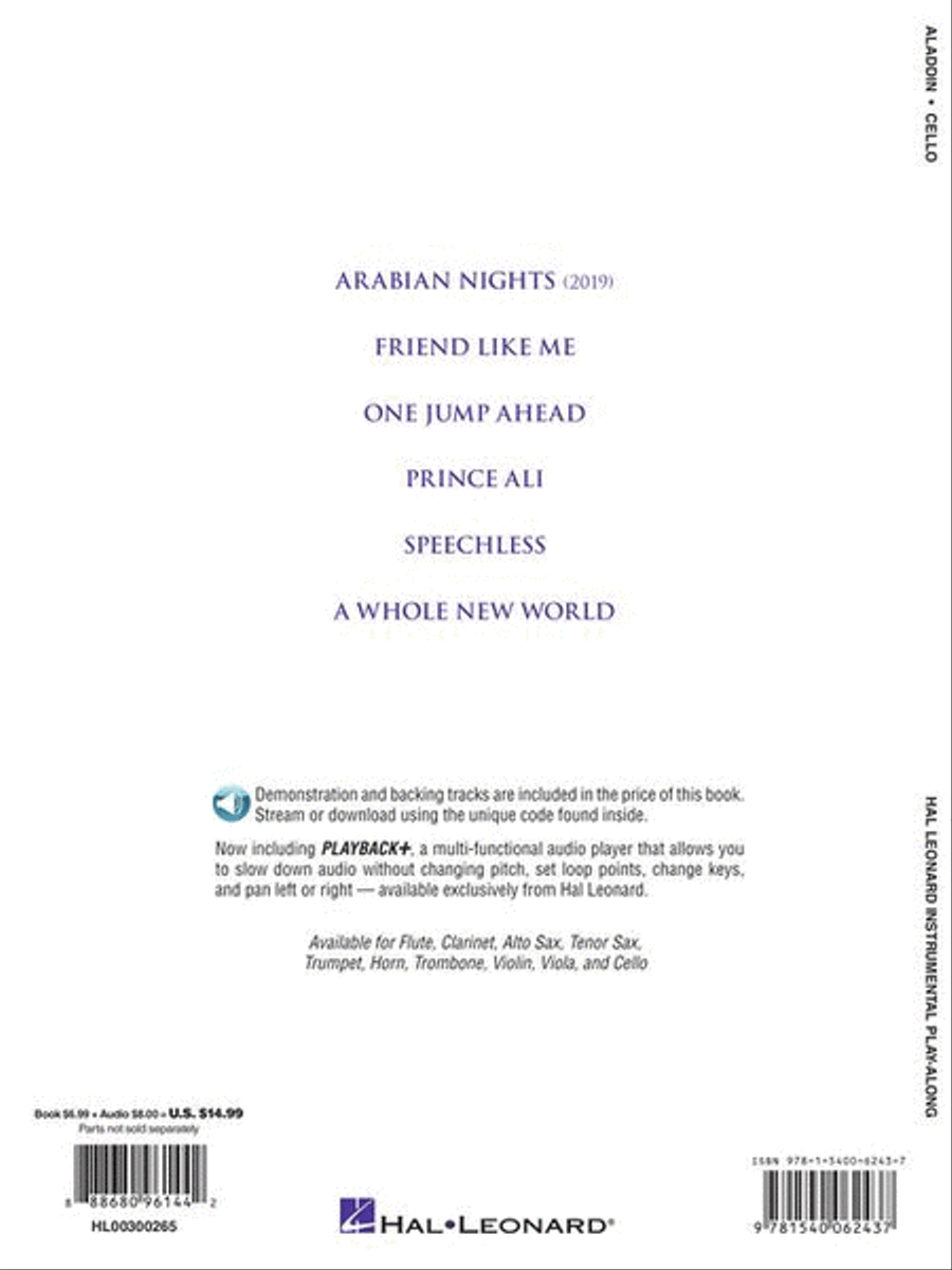 Aladdin Aladdin Cello scores gallery preview page 6