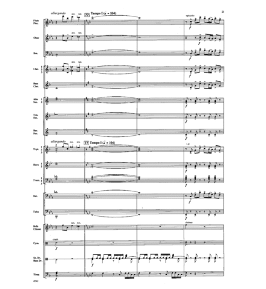 Encomium Concert Band scores gallery preview page 20