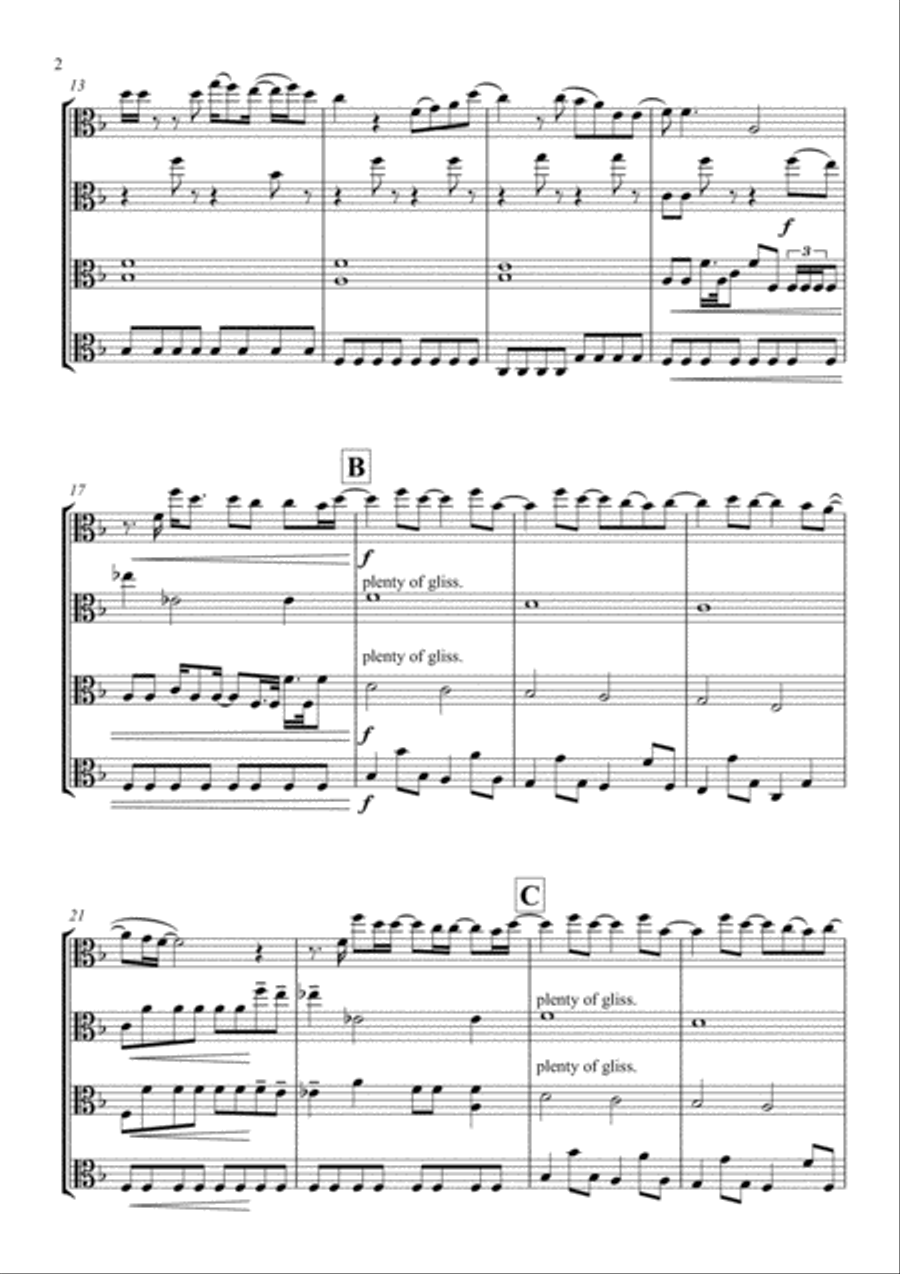 Hey Jude String Quartet scores gallery preview page 4