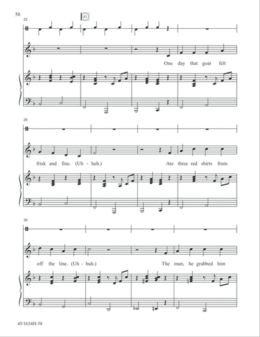 Together Together Unison Choir scores gallery preview page 58