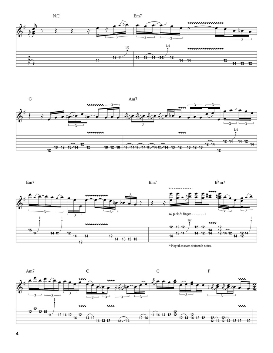 Little Wing Acoustic Guitar scores gallery preview page 4