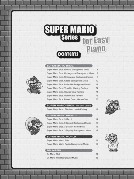 Super Mario for Piano