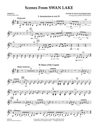 Scenes from Swan Lake - Violin 3 (Viola T.C.)