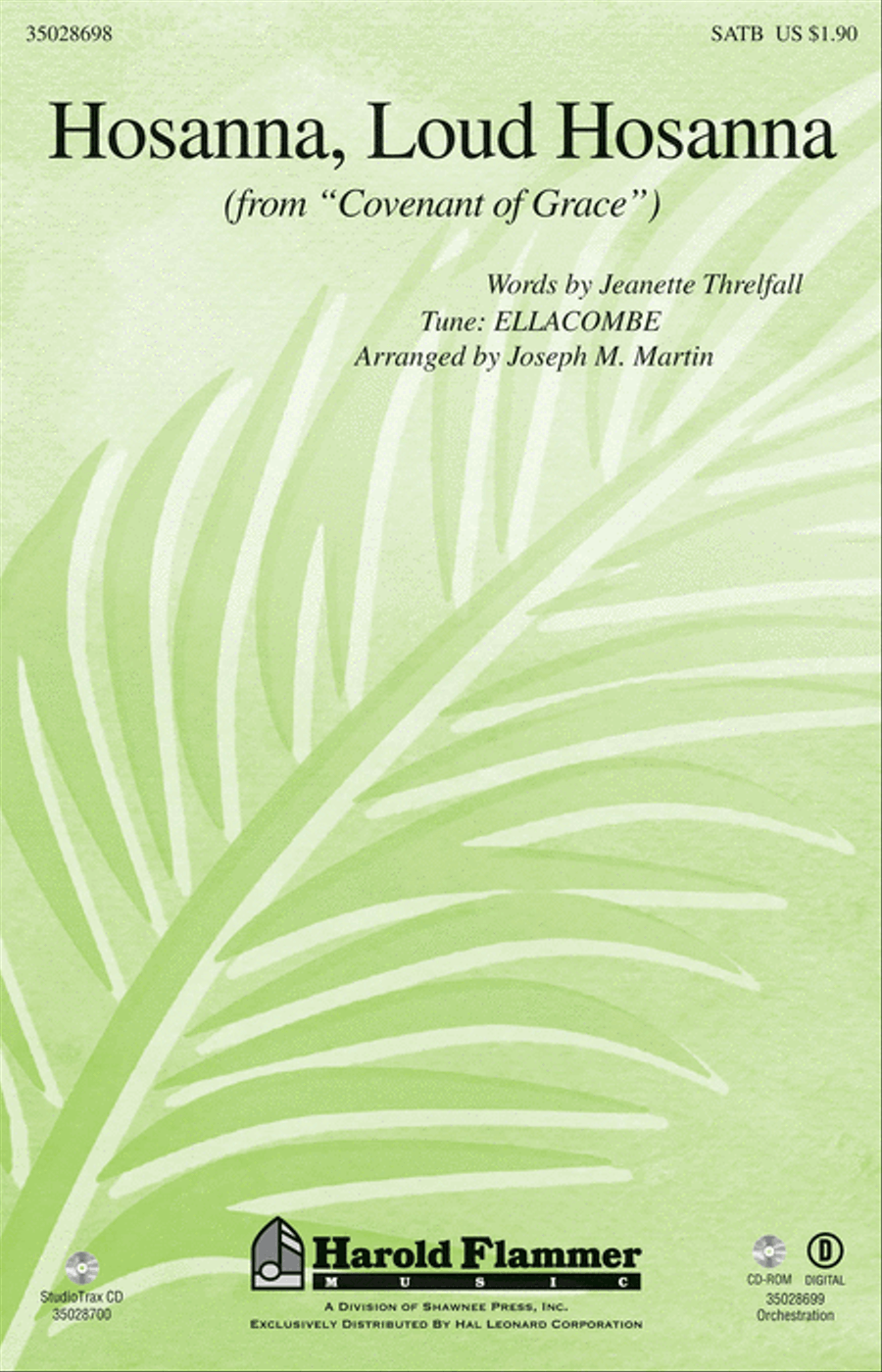 Hosanna, Loud Hosanna Hosanna, Loud Hosanna 4-Part scores gallery preview page 1