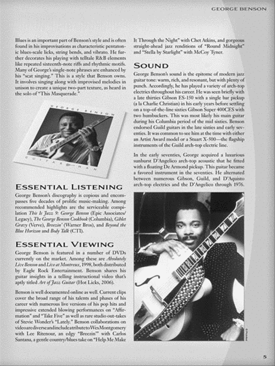 Jazz Guitar Icons Jazz Guitar Icons Electric Guitar scores gallery preview page 3