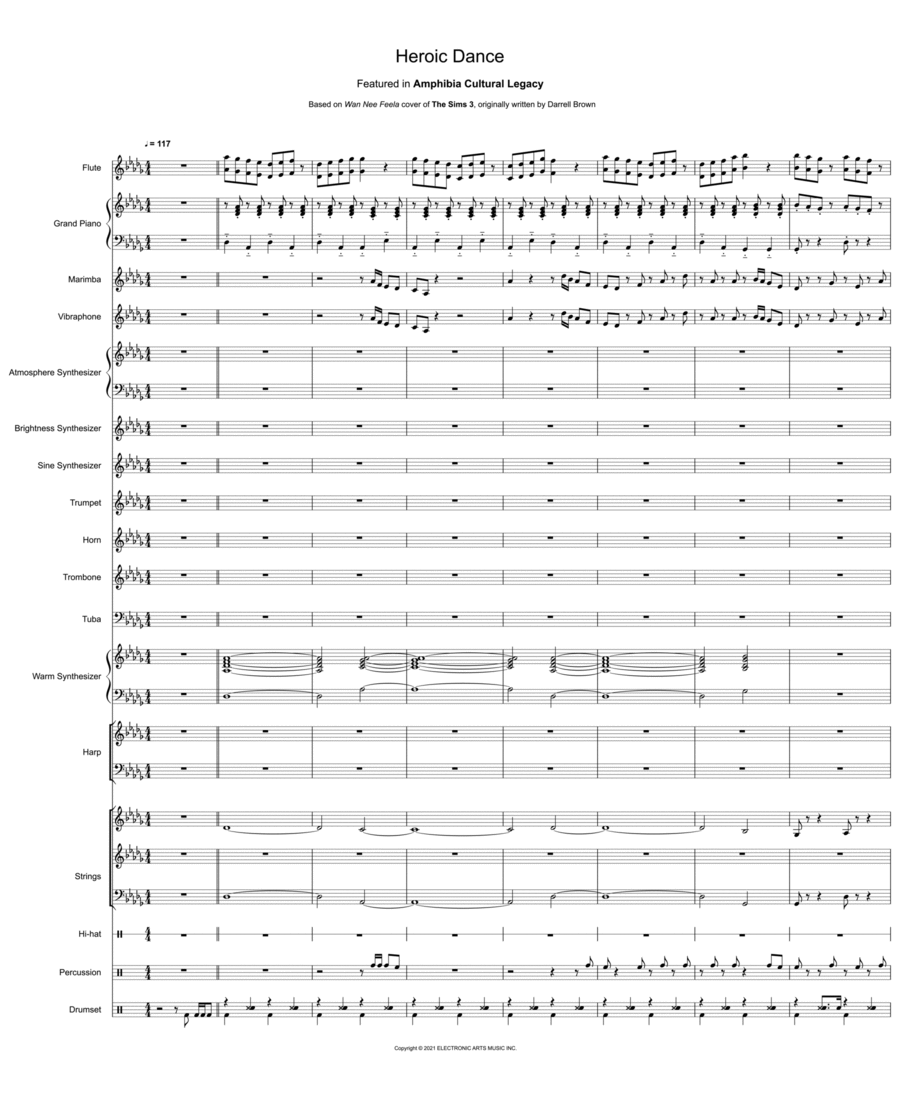Wan Nee Feela Flute scores gallery preview page 1