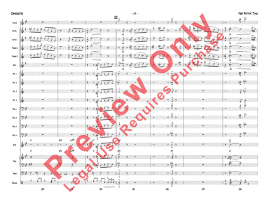 Foot Pattin' Time Foot Pattin' Time Jazz Ensemble scores gallery preview page 34