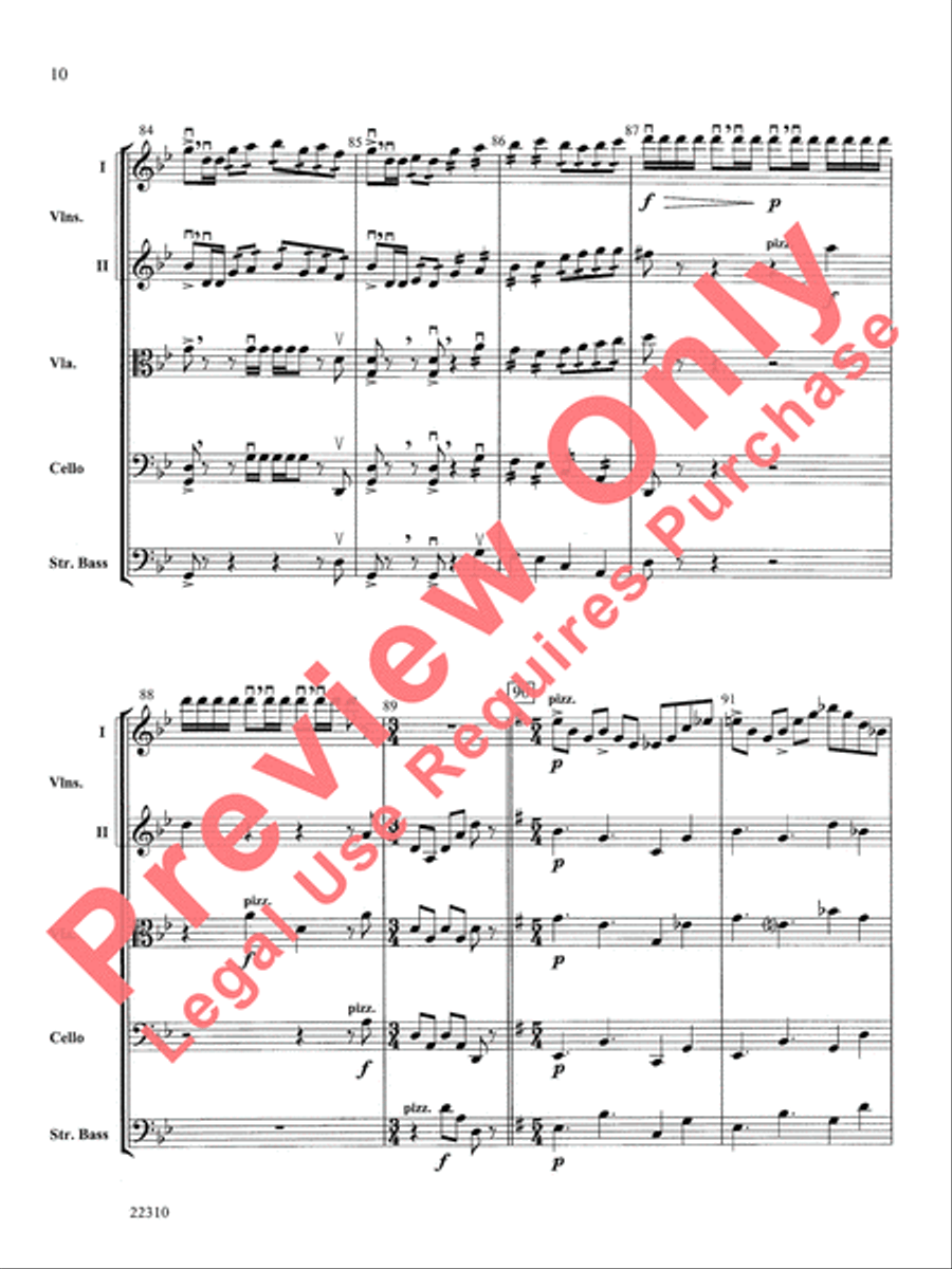 Incantations Incantations String Orchestra scores gallery preview page 11