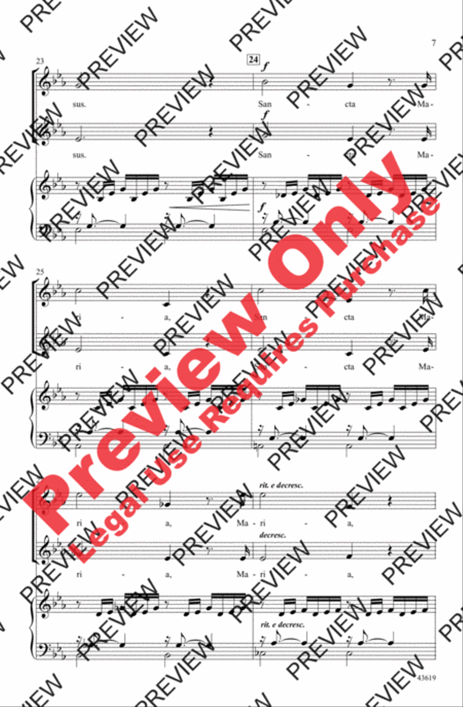 Ave Maria Ave Maria 2-Part scores gallery preview page 6