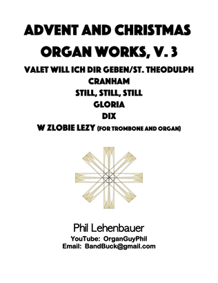 Book cover for Advent and Christmas Organ Works, Vol. 3, by Phil Lehenbauer