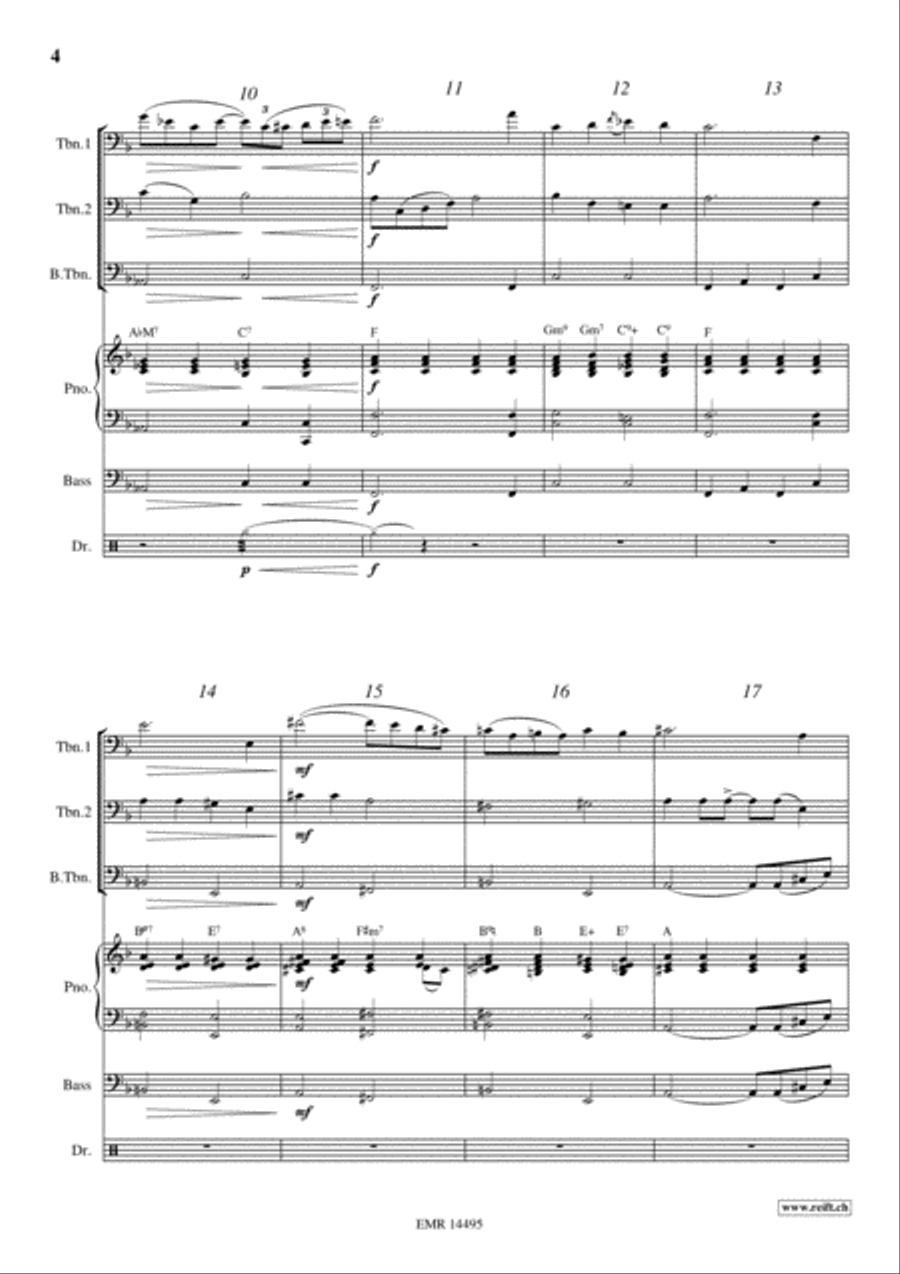Bess, You Is My Woman Now Trombone Trio scores gallery preview page 4
