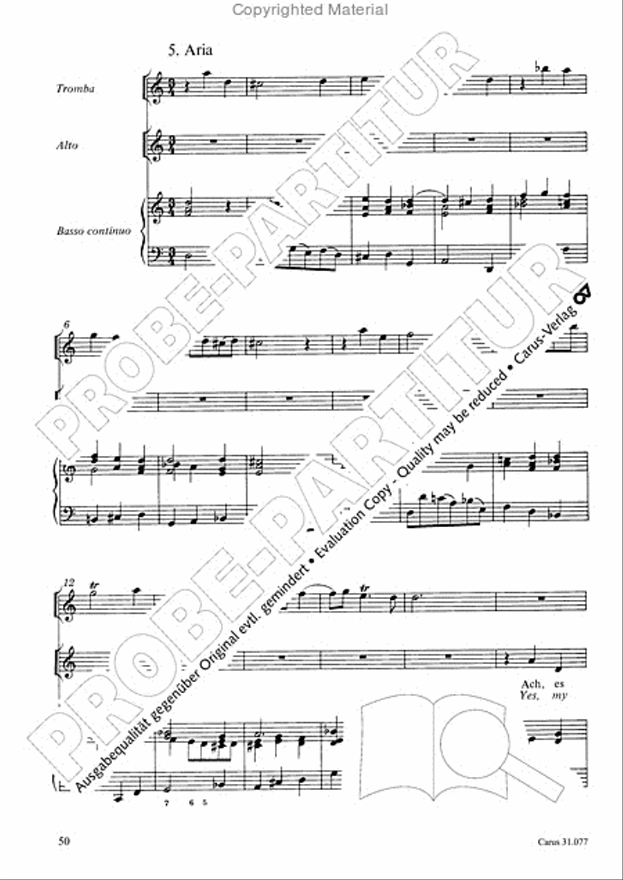 The Lord your God you shall now be loving (Du sollt Gott, deinen Herren, lieben) 4-Part scores gallery preview page 51
