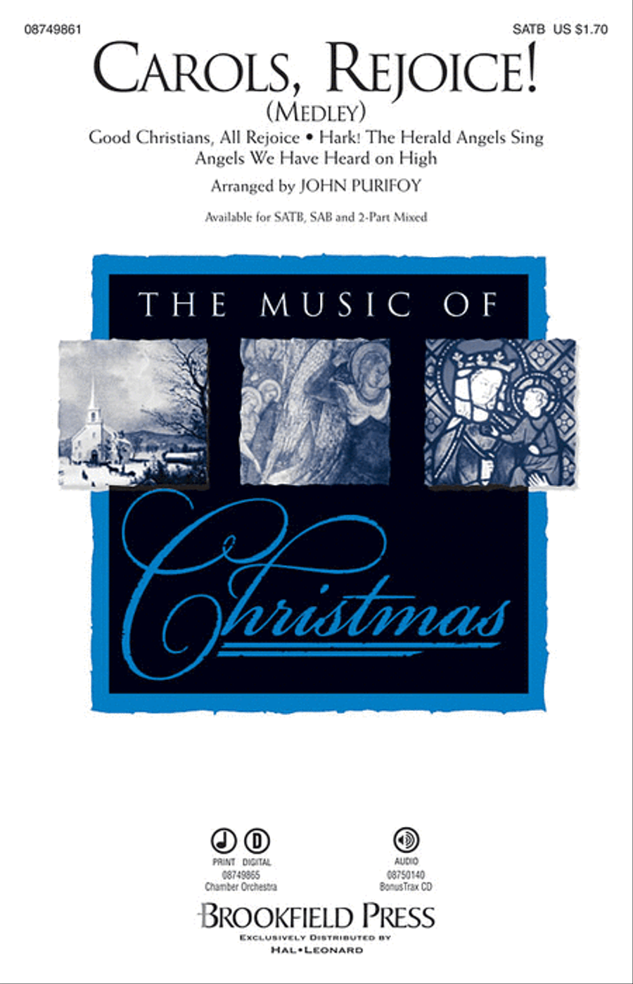 Carols, Rejoice! Carols, Rejoice! 4-Part scores gallery preview page 1