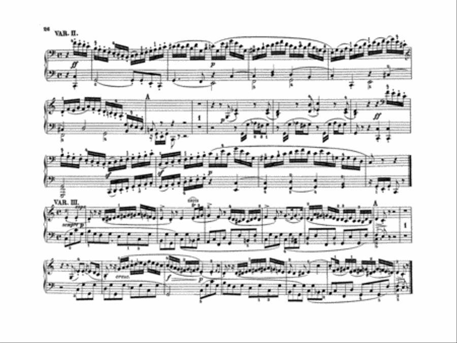 Beethoven: Original Compositions for Four Hands Piano Duet scores gallery preview page 3