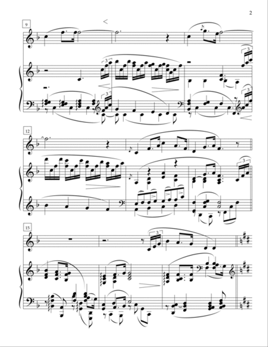 Here Comes the Bride - for the New Millennium - Oboe & Piano Woodwind Duet scores gallery preview page 3
