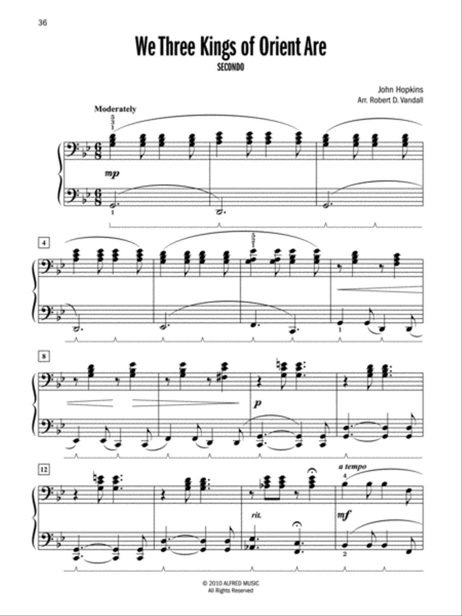 Celebrated Christmas Duets, Book 4 Small Ensemble scores gallery preview page 7