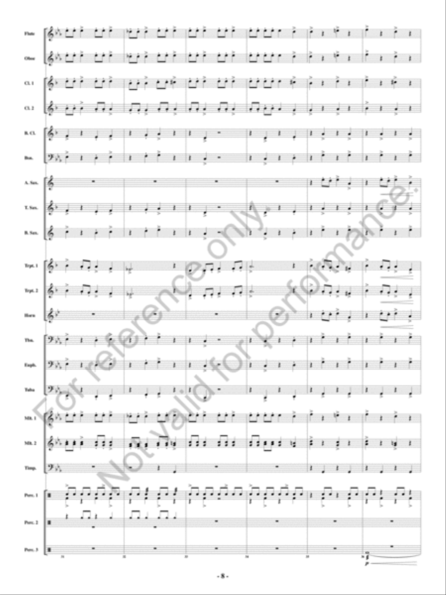 Cerberus Cerberus Concert Band scores gallery preview page 9