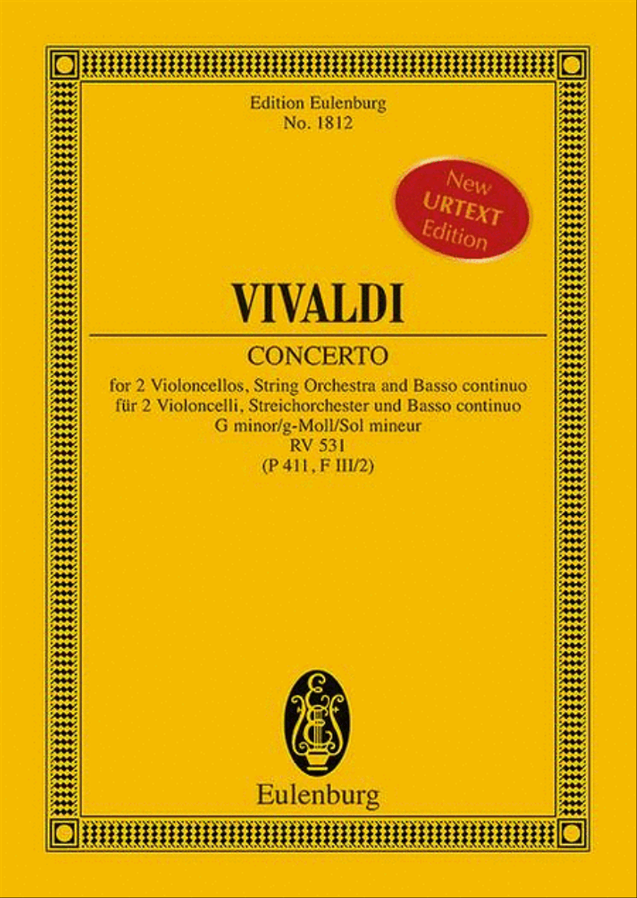 Concerto G minor String Orchestra scores gallery preview page 1