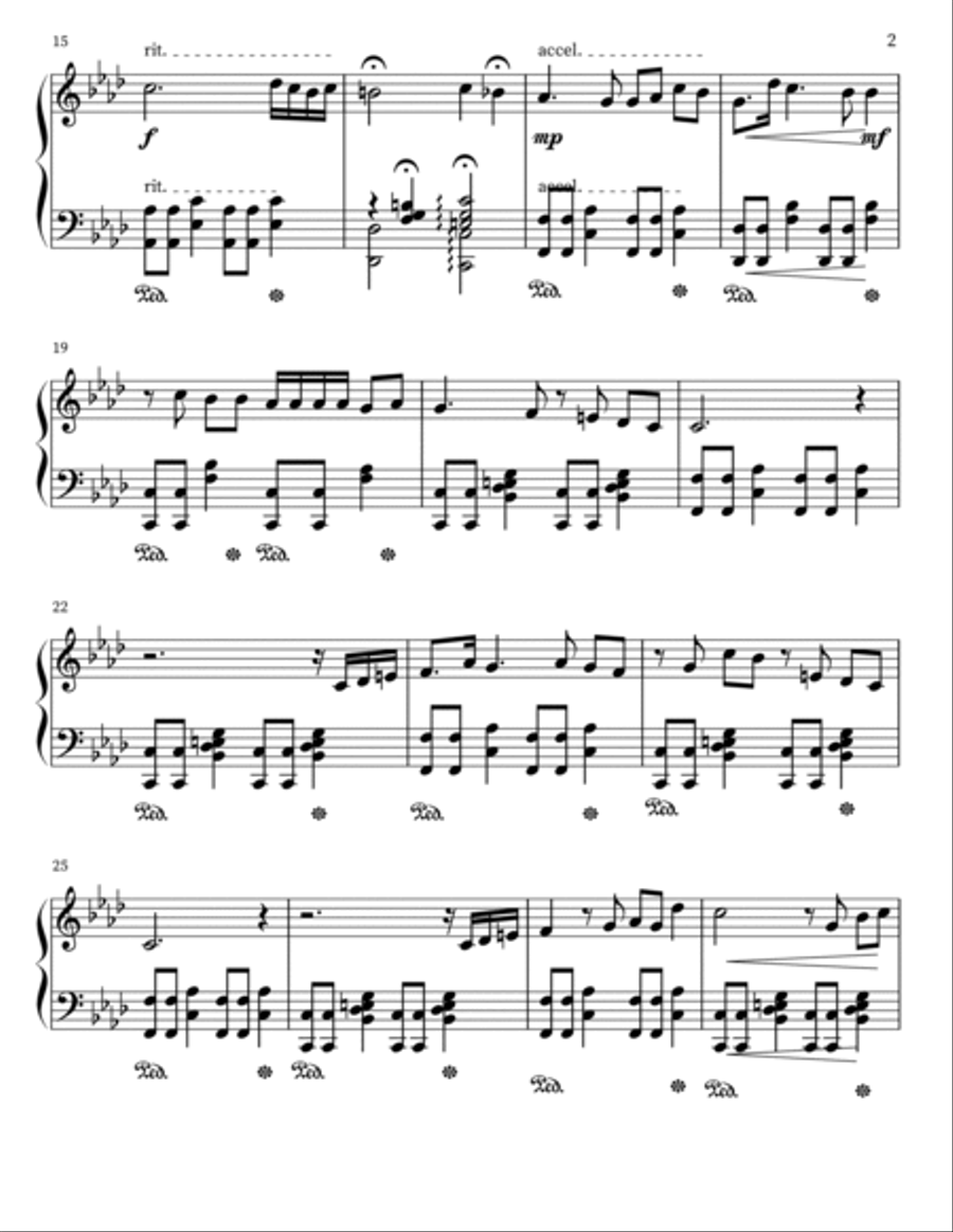 La Türque Piano Solo scores gallery preview page 2