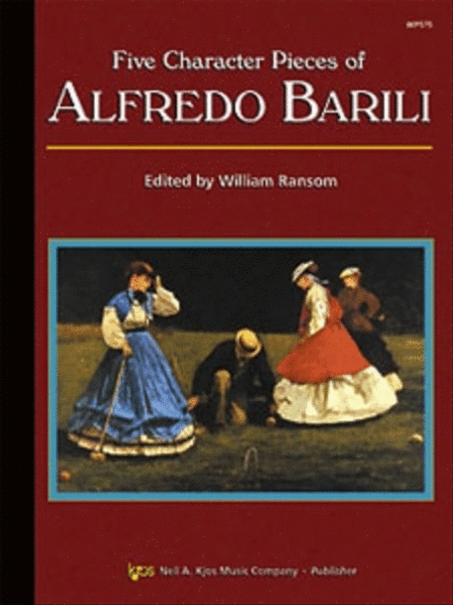 Five Character Pieces of Alfredo Barili Piano Solo scores gallery preview page 1