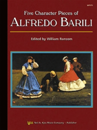Book cover for Five Character Pieces of Alfredo Barili