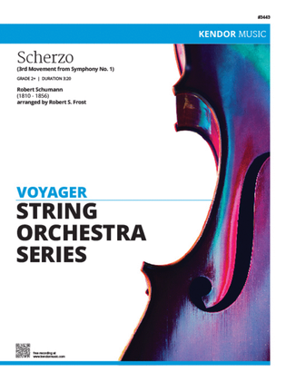Book cover for Scherzo (3rd Movement From Symphony No. 1)