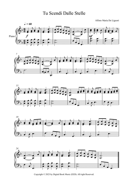 Tu Scendi Dalle Stelle - Alfons Maria De Liguori (Piano) image number null