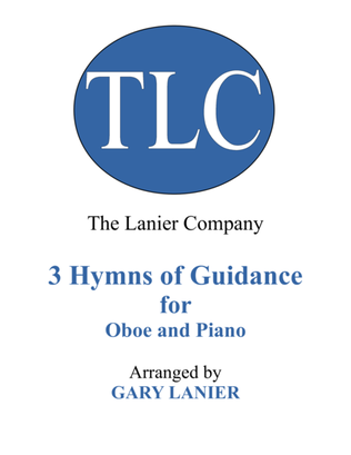 Book cover for Gary Lanier: 3 HYMNS of GUIDANCE (Duets for Oboe & Piano)