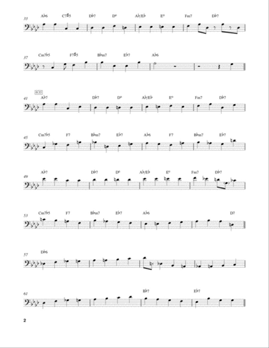 Up There Bass Voice scores gallery preview page 2