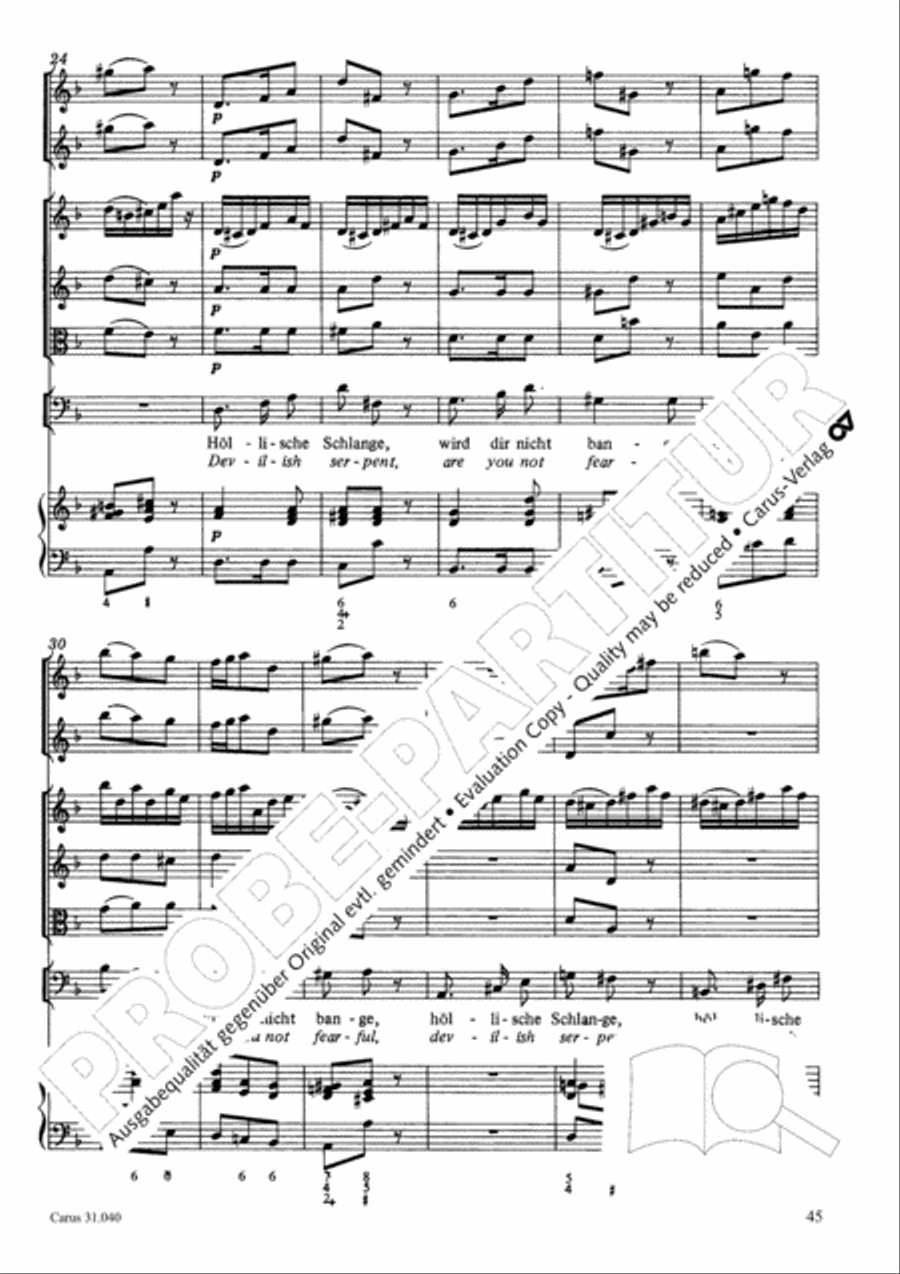 Christ was manifested for this purpose (Dazu ist erschienen der Sohn Gottes) ATB scores gallery preview page 46