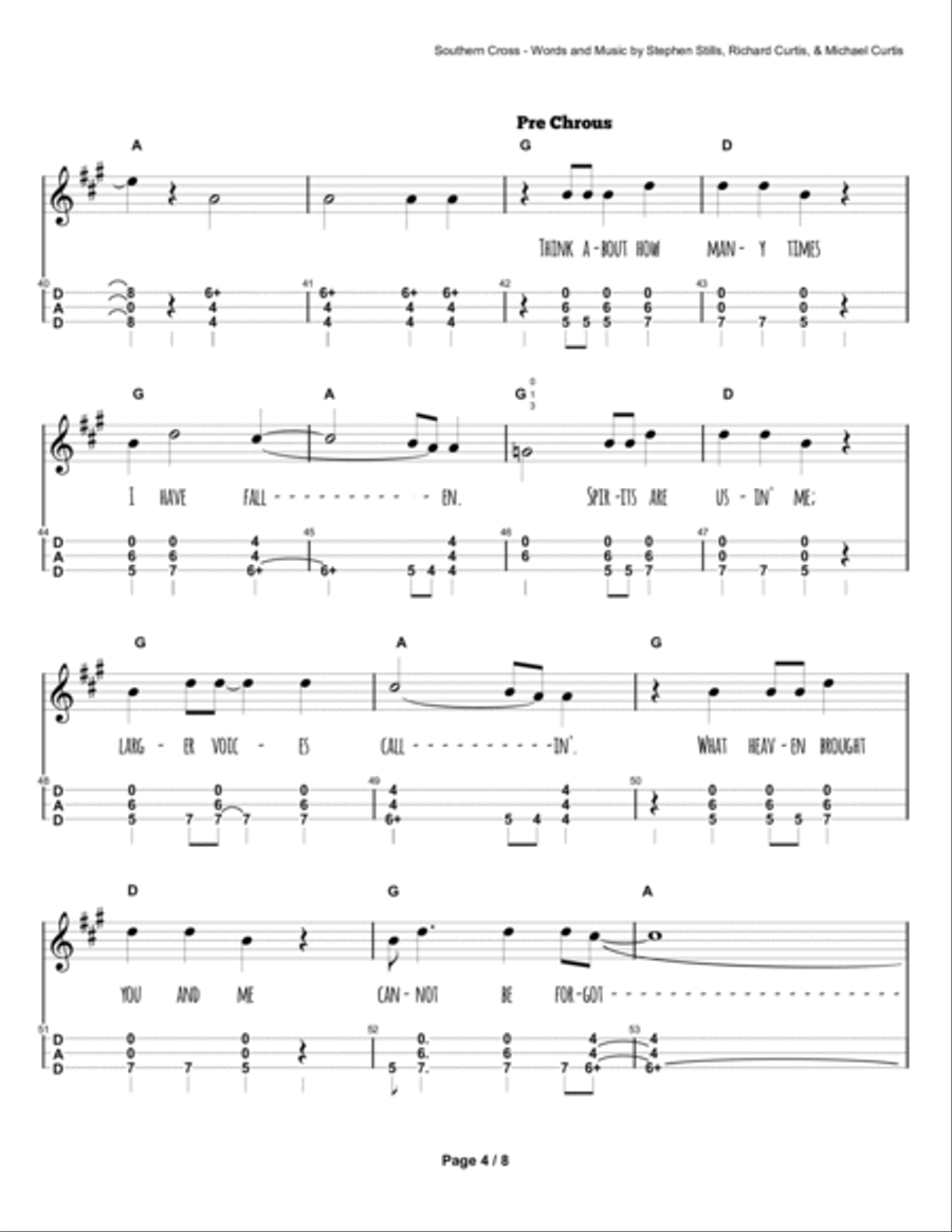 Southern Cross Dulcimer scores gallery preview page 5